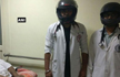 AIIMS resident docs wear helmets in support of strike in Maharashtra